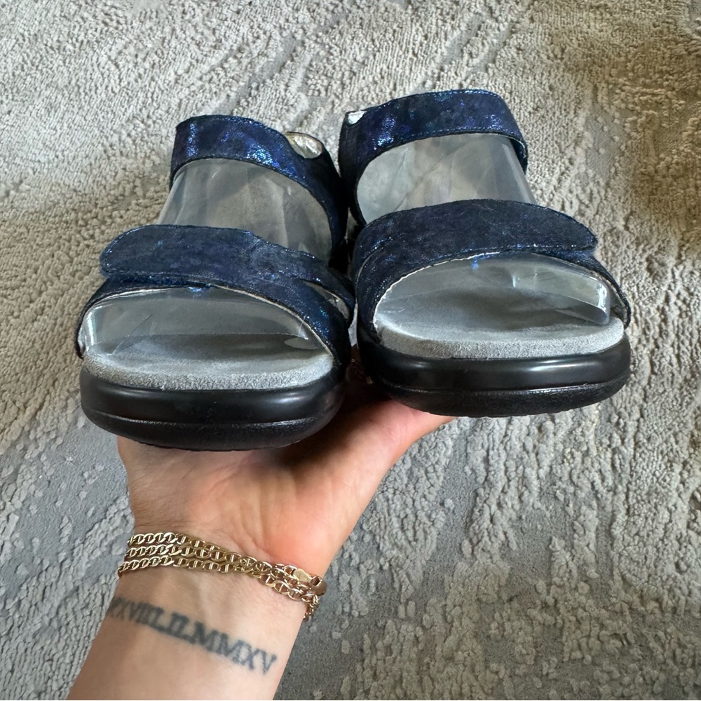 Alegria Midnight Blue Sandals - Picture 7 of 13